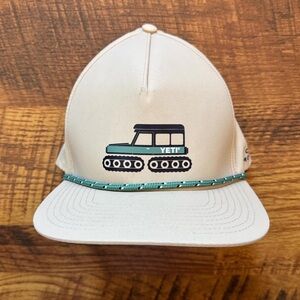 YETI Limited Edition Copper Mt Cream and Green Trucker SnapBack Hat